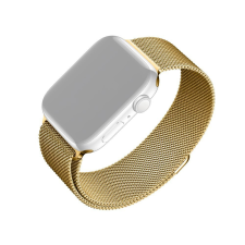  FIXED Mesh Strap for Apple Watch 38/40/41mm, gold okosóra kellék