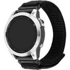 Fixed Nylon Sporty Strap Garmin QuickFit 26mm - fekete okosóra kellék