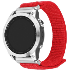 Fixed Nylon Sporty Strap Garmin QuickFit 26mm - piros okosóra kellék