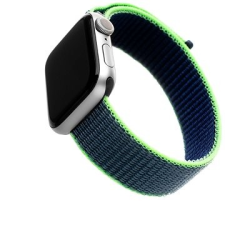 Fixed Nylon Strap Apple Watch 40mm/ Watch 38mm okosórához - neon kék okosóra kellék