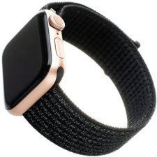 Fixed Nylon Strap Apple Watch 40mm/ Watch 38mm okosórához - reflektív fekete okosóra kellék