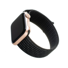 Fixed nylon szíj apple watch 42/44/45mm, fekete fixnst-434-rebk okosóra kellék