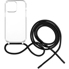 Fixed Pure Neck AntiUV Tok Apple iPhone 14 Pro fekete nyakpántos tok tok és táska