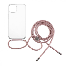 Fixed Pure Neck for Apple iPhone 14, pink tok és táska