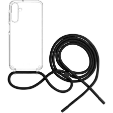 Fixed Pure Neck Samsung Galaxy A15/A15 5G tok fekete nyakzsinórral tok és táska