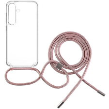 Fixed Pure Neck Samsung Galaxy S24 tok rózsaszín nyakzsinórral tok és táska
