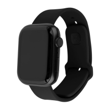 FIXED Silicone Sporty Strap Set for Apple Watch Ultra 49mm Black okosóra kellék