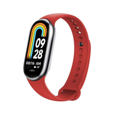 Fixed Silicone Strap for Xiaomi Mi Band 8, red okosóra kellék