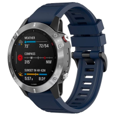 Fixed Silicone Strap Garmin QuickFit 22 mm - kék okosóra kellék
