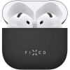 Fixed Silky az Apple AirPods 4-hez fekete FIXSIL-1473-BK