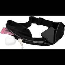 Fixed Sportbelt Duo fekete két zsebes tok (FIXSB-DU-BK) tok és táska