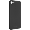 Fixed Story Soft touch hátlaptok iPhone 7/8/SE (2020) fekete
