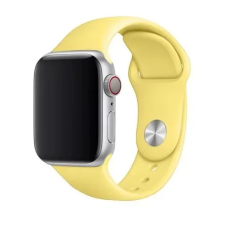 Fixed Szilikon óraszíj Apple Watch 38/40/41mm sárga okosóra kellék