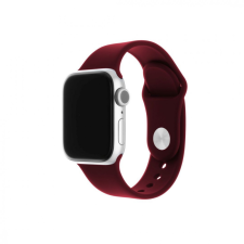 Fixed Szilikon Strap Set Apple Watch 38/40/41 mm, burgundy Piros okosóra kellék