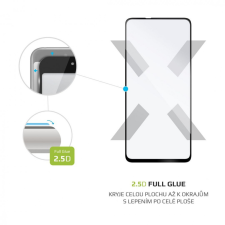 Fixed teljes kijelzős üvegfólia Xiaomi Redmi Note 9 telefonhoz, fekete mobiltelefon kellék