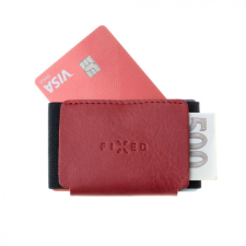 Fixed Tiny Wallet valódi marhabőrből, piros pénztárca