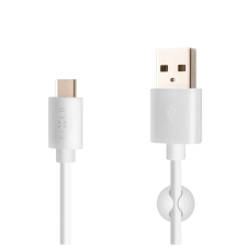 Fixed USB-A - USB-C adat- és töltőkábel 1m fehér (FIXD-UC-WH) kábel és adapter