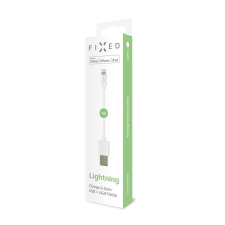 Fixed USB - Lightning adat-/töltőkábel 20W, 1m, fehér (FIXD-UL-WH) kábel és adapter