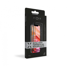Fixed Üvegfólia Képernyővédő 3D Full-Cover with applicator Apple iPhone XR/11 Fekete mobiltelefon kellék