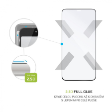 Fixed Üvegfólia Képernyővédő Full-Cover Apple iPhone 12/12 Pro, full screen bonding, Fekete mobiltelefon kellék