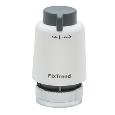 FixTrend Blue Line termoelektromos fej, alapban zárt, M30x1.5mm, 230V, szürke hűtés, fűtés szerelvény