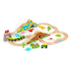 FKP Toys Dínós vonatkészlet - Fa vonat készlet