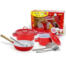 FKP Toys Játék edénykészlet - 8 db-os - Piros konyhakészlet
