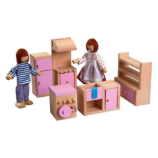FKP Toys Konyha Fa bababútor készlet babaházhoz babaház