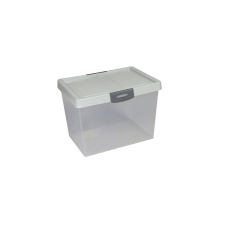 Flair Big Box Műanyag Tárolódoboz 25L - Világosszürke (61637) bútor