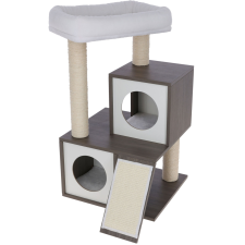  Flair macskafa, fehér/szürke, 86 cm macskabútor