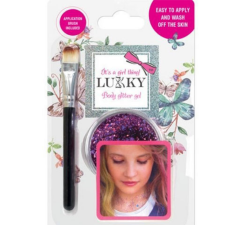 Flair Toys Lukky: Csillámos lila testzselé csillámtetoválás