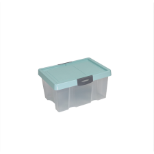 Flair Uni Box 400 Műanyag Tárolódoboz 14L - Zöldeskék (80107) bútor