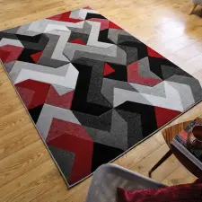 Flairrugs Fl Aurora piros 160x230cm Szőnyeg lakástextília