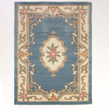 Flairrugs Fl Lotus Kék 120X180Cm Gyapjú Szőnyeg lakástextília
