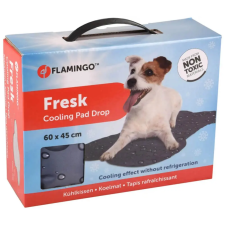 Flamingo Hűsítő matrac kutyáknak és macskáknak - szürke csont alakú S szállítóbox, fekhely kutyáknak