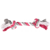 Flamingo Jim Playing Rope - rágókötél 2 csomóval, pink 30 cm