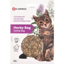 Flamingo macskamenta (catnip) tasak 15 g macskafelszerelés