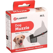 Flamingo szájkosár nylon M/L 25-32/44 cm szájkosár