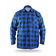 Flanel ing kék XXL férfi ing
