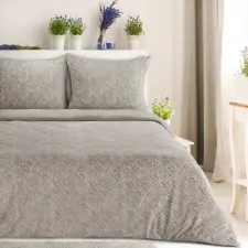  Flano puha ágyneműhuzat domború mintával Bézs 220x200 cm - 70x90 cm 2db lakástextília