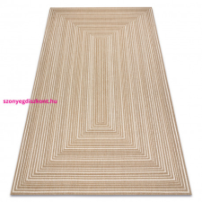  FLAT 48962265 Szizál szőnyeg Geometrikus - natúr bézs szalmaszín, zsinór 120x170 cm lakástextília