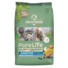 Flatazor Pro-Nutrition PureLife Cat Sterilized Sardine 2 kg macskaeledel