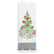 FLATYZ Holiday Christmas Tree with Snow gyertya 6x15 cm gyertya