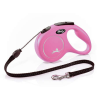 Flexi Classic kötélpóráz - S, 12 kg-ig, 8 m, rózsaszín