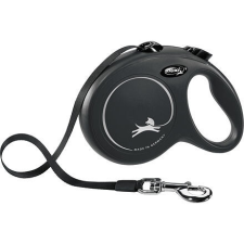  Flexi Classic New szalagos póráz 5m 50 kg fekete (47524-1) nyakörv, póráz, hám kutyáknak