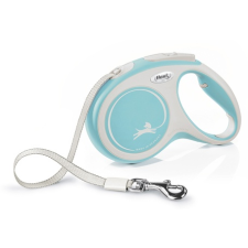 Flexi Comfort szalagpóráz - M, 25 kg-ig, 5 m, világoskék nyakörv, póráz, hám kutyáknak