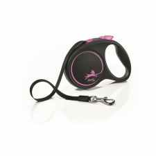 Flexi Flexi Black Design M Szalag 5m 25kg-ig Pink nyakörv, póráz, hám kutyáknak