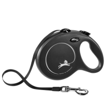 Flexi flexi New Classic szalag L 8m 50kg-ig fekete nyakörv, póráz, hám kutyáknak