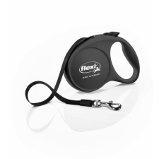 Flexi Fun 5m szalagos automata póráz L 50kg-ig fekete nyakörv, póráz, hám kutyáknak
