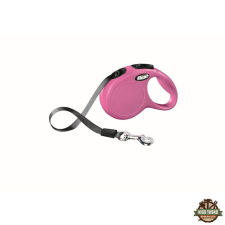 Flexi New Classic szalagos automata póráz XS 3m 12kg-ig pink nyakörv, póráz, hám kutyáknak